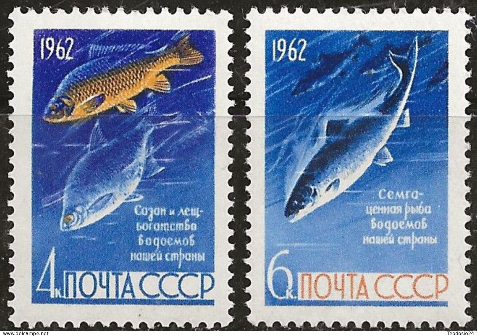 Russie 1962 Y&T 2556 A 2557 ** - Nuovi