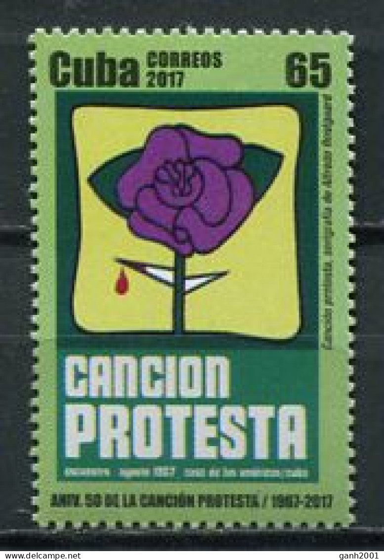 Cuba 2017 / Protest Song MNH Canción Protesta Protestlied / Cu5308  29-23 - Música