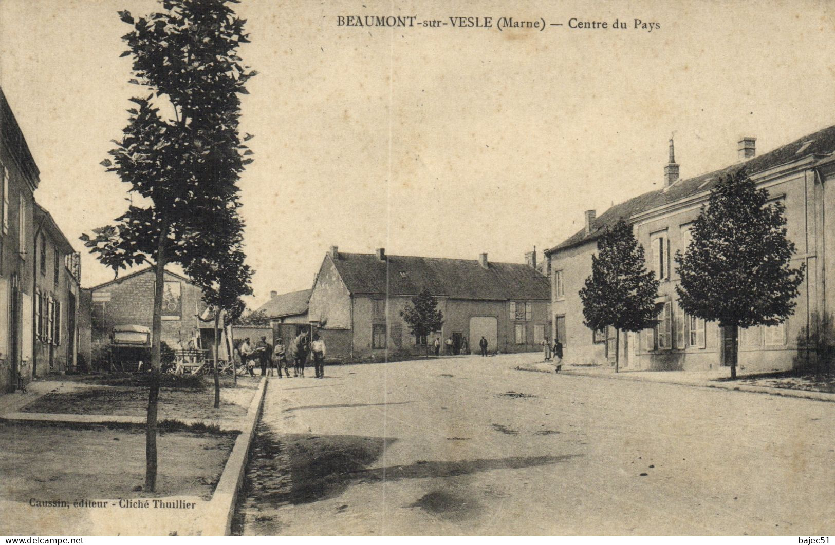 Beaumont Sur Vesle - Centre Du Pays - Autres & Non Classés