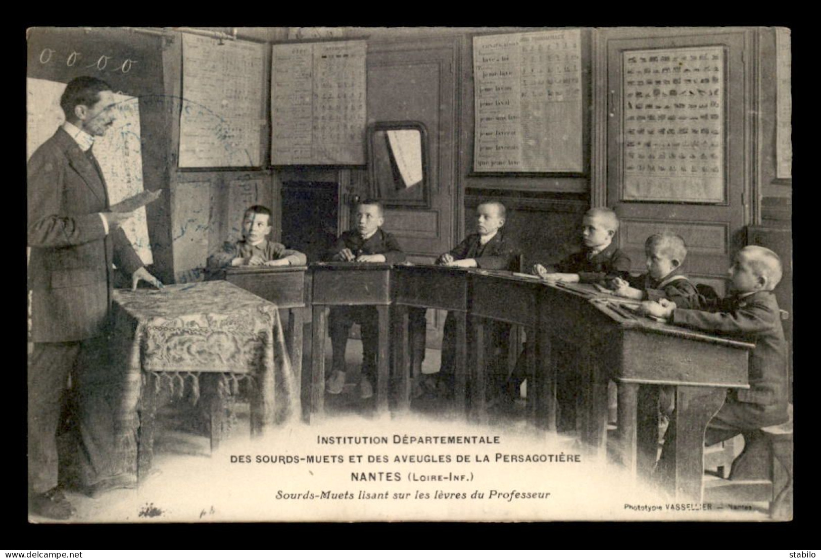 44 - NANTES - INSTITUTION DEPARTEMENTALE DES SOURDS ET MUETS ET DES AVEUGLES DE LA PERSAGOTIERE - Nantes