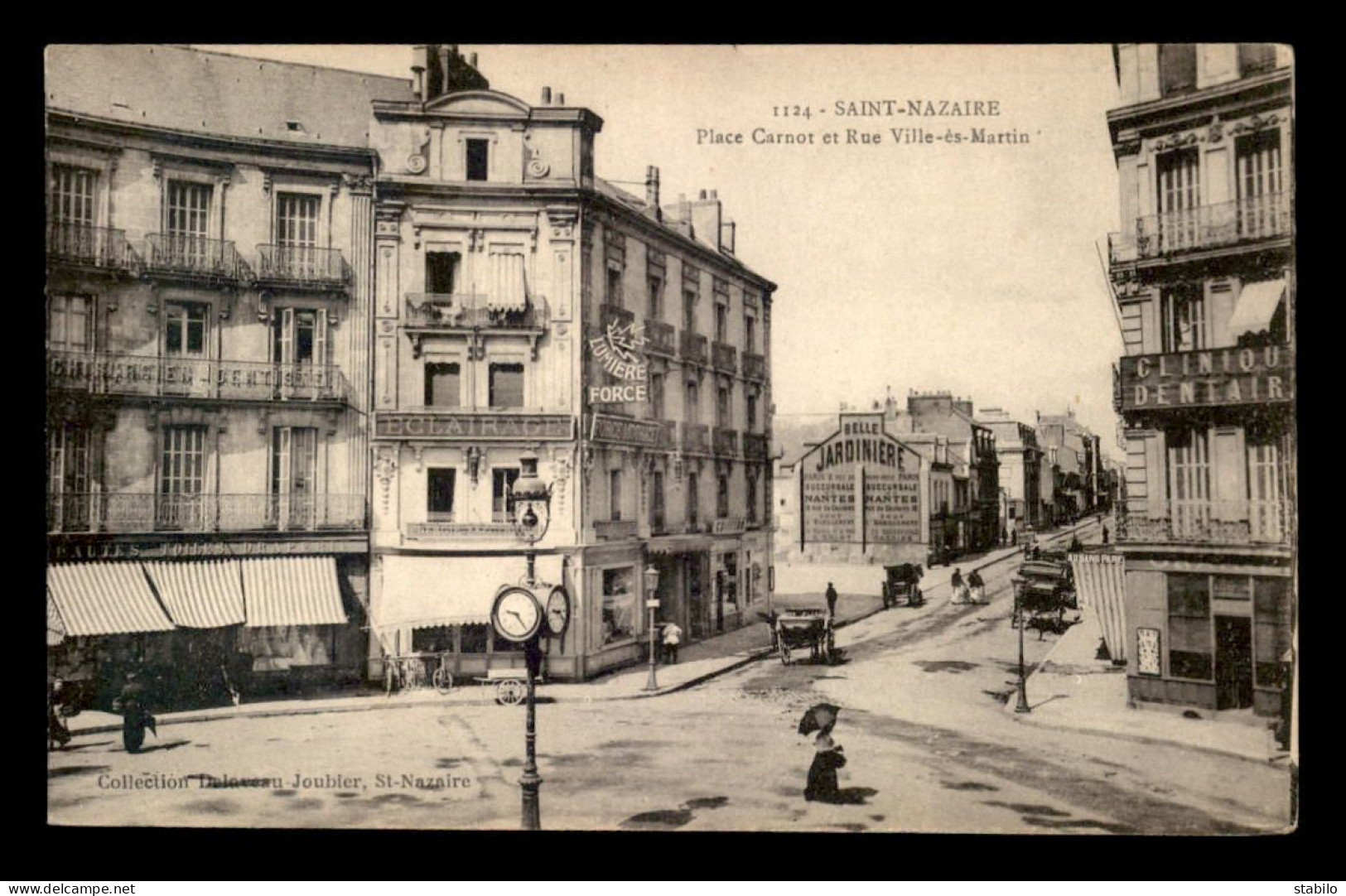 44 - SAINT-NAZAIRE - PLACE CARNOT ET VILLE-ES-MARTIN - Saint Nazaire