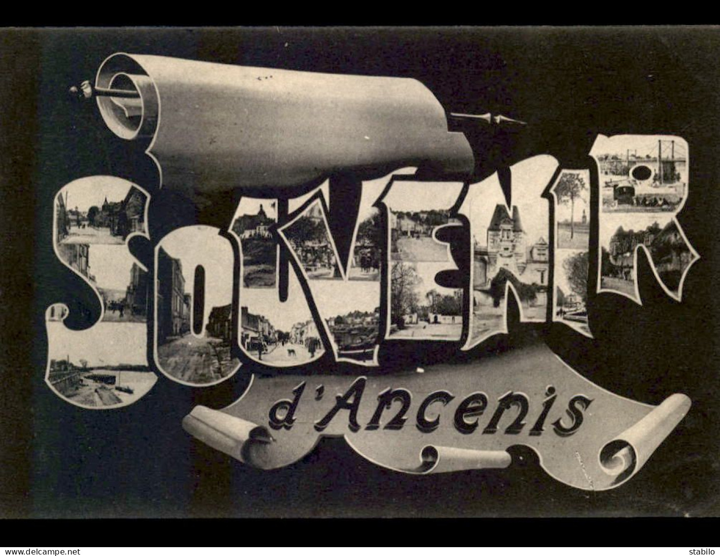 44 - ANCENIS - SOUVENIR LETTRES MULTIVUES - Ancenis