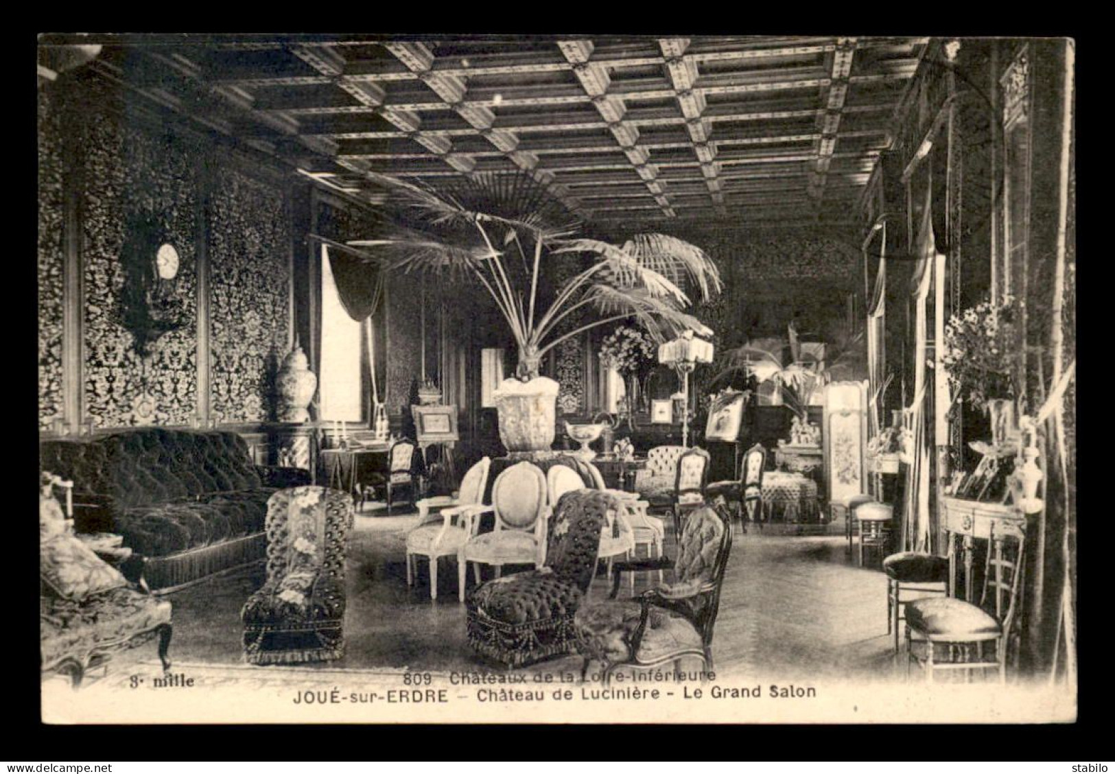 44 - JOUE-SUR-ERDRE - CHATEAU DE LUCINIERE - LE GRAND SALON - Sonstige & Ohne Zuordnung