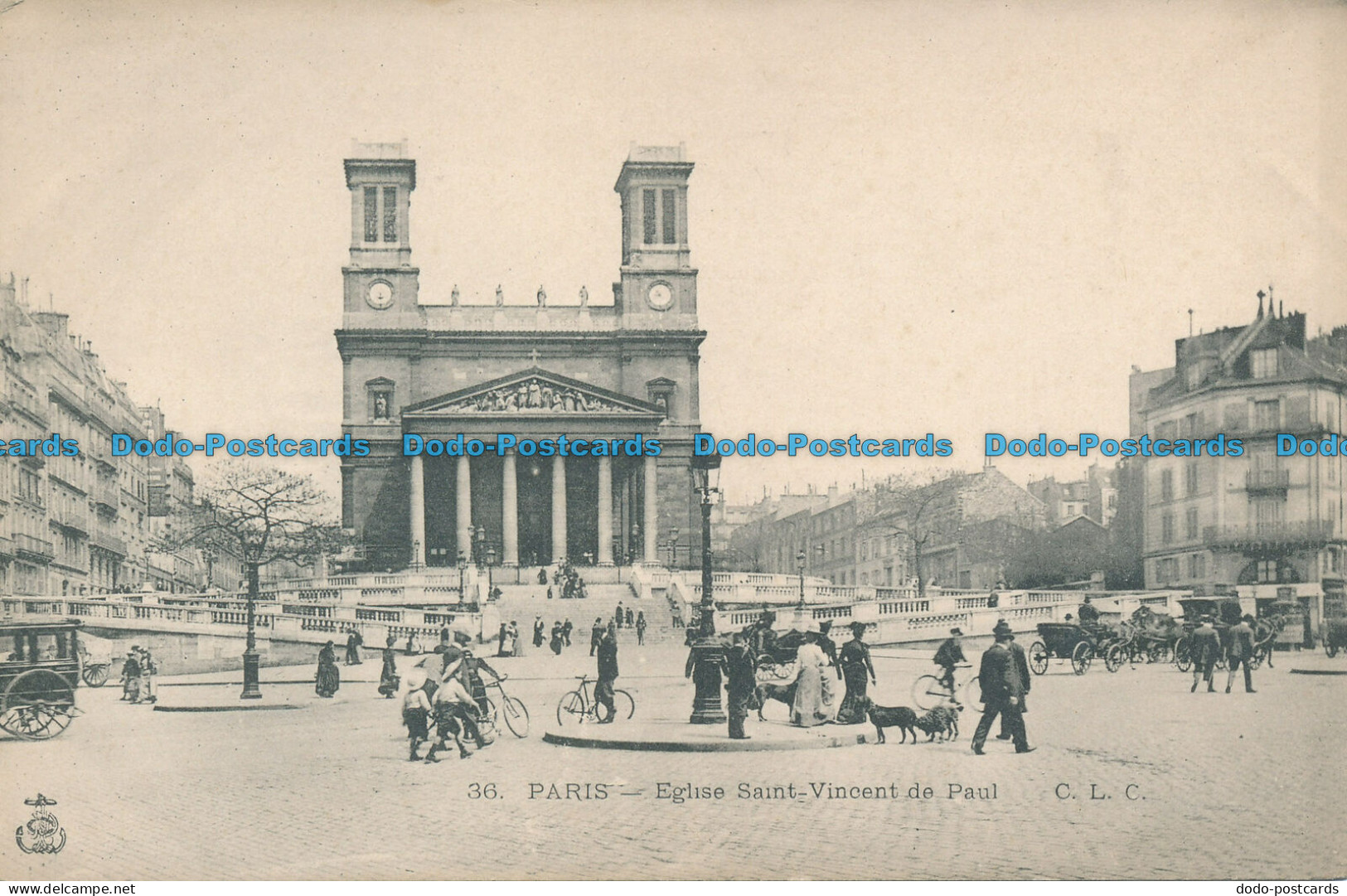 R094568 Paris. Eglise Saint Vincent De Paul - World