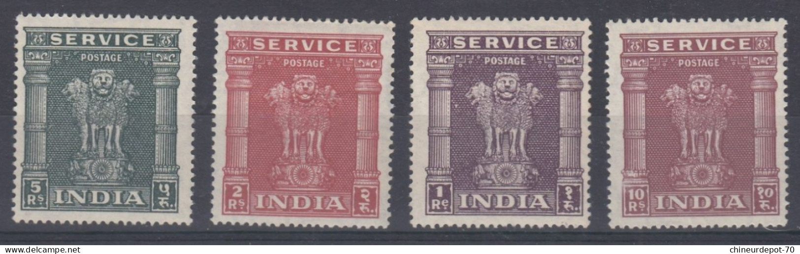 Inde India Service  Neufs ** - Sonstige & Ohne Zuordnung