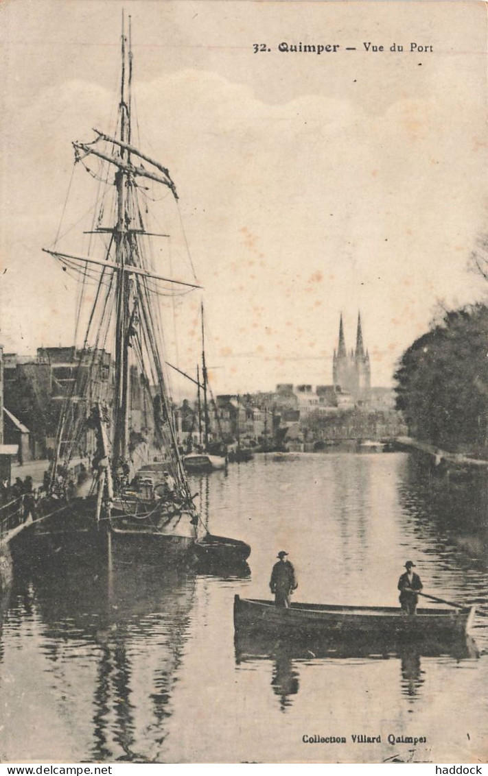 QUIMPER : VUE DU PORT - Quimper