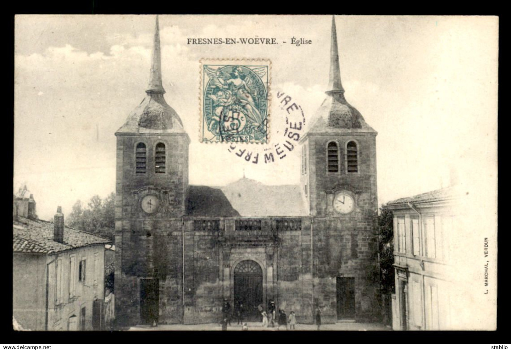 55 - FRESNES-EN-WOEVRE - L'EGLISE - EDITEUR MARCHAL - Andere & Zonder Classificatie