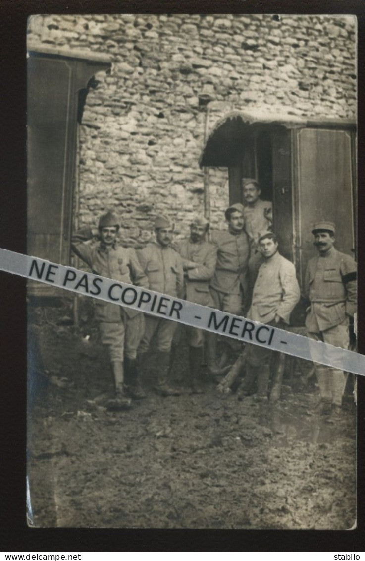 55 - AUTRECOURT - CARTE PHOTO ORIGINALE - GUERRE 14/18 - Other & Unclassified