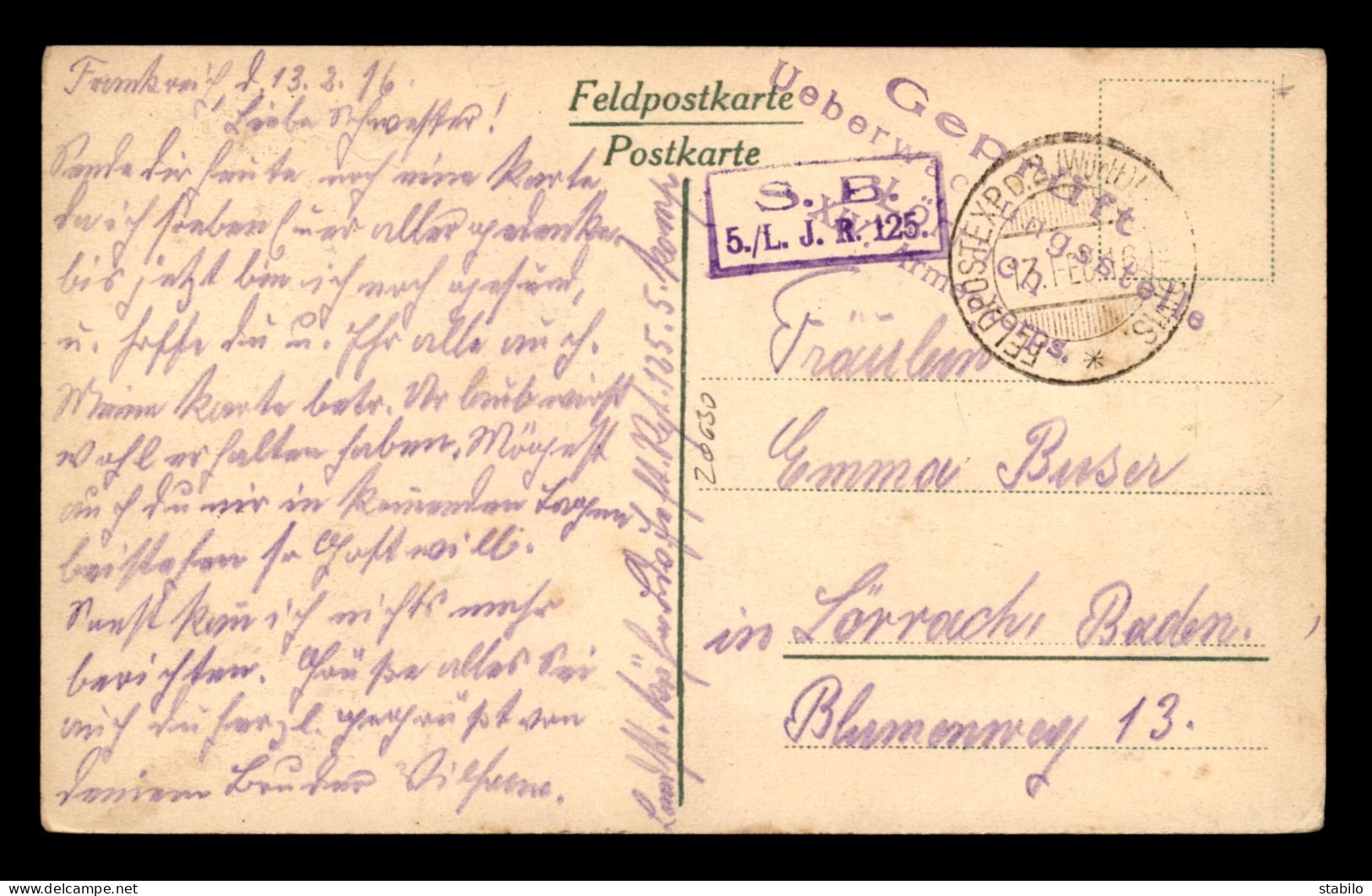 55 - BEAUCLAIR - KANTINE - FELDPOSTKARTE - GUERRE 14/18 - Other & Unclassified