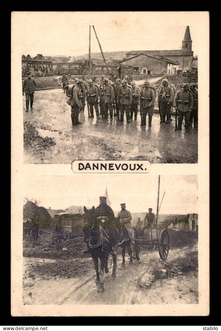 55 - DANNEVOUX - FELDPOSTKARTE - GUERRE 14/18 - Other & Unclassified