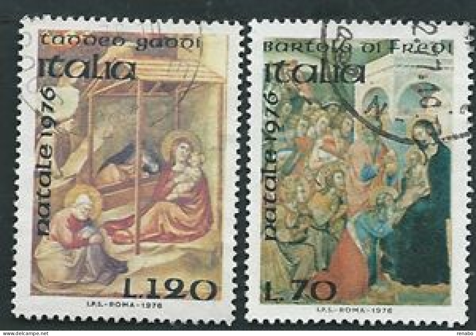 Italia , Italy, Italie, Italien 1976; Natale, Christmas, Noël. Serie Completa , Used. - Weihnachten