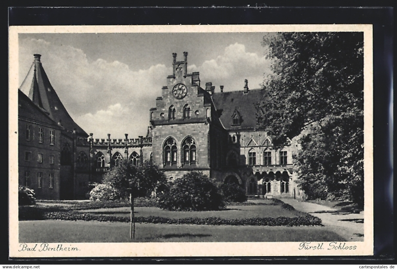 AK Bad Bentheim, Fürstliches Schloss, Hofansicht  - Bentheim