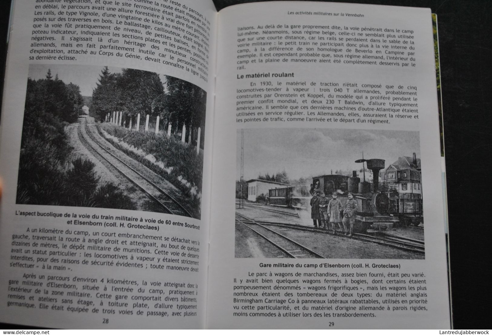 MARGANNE LEBEAU GROTECLAES La VENNBAHN Chronique D'une Fin Annoncée GTF Train Militaire Wévercé Sourbrodt Elsenborn RARE - Bahnwesen & Tramways