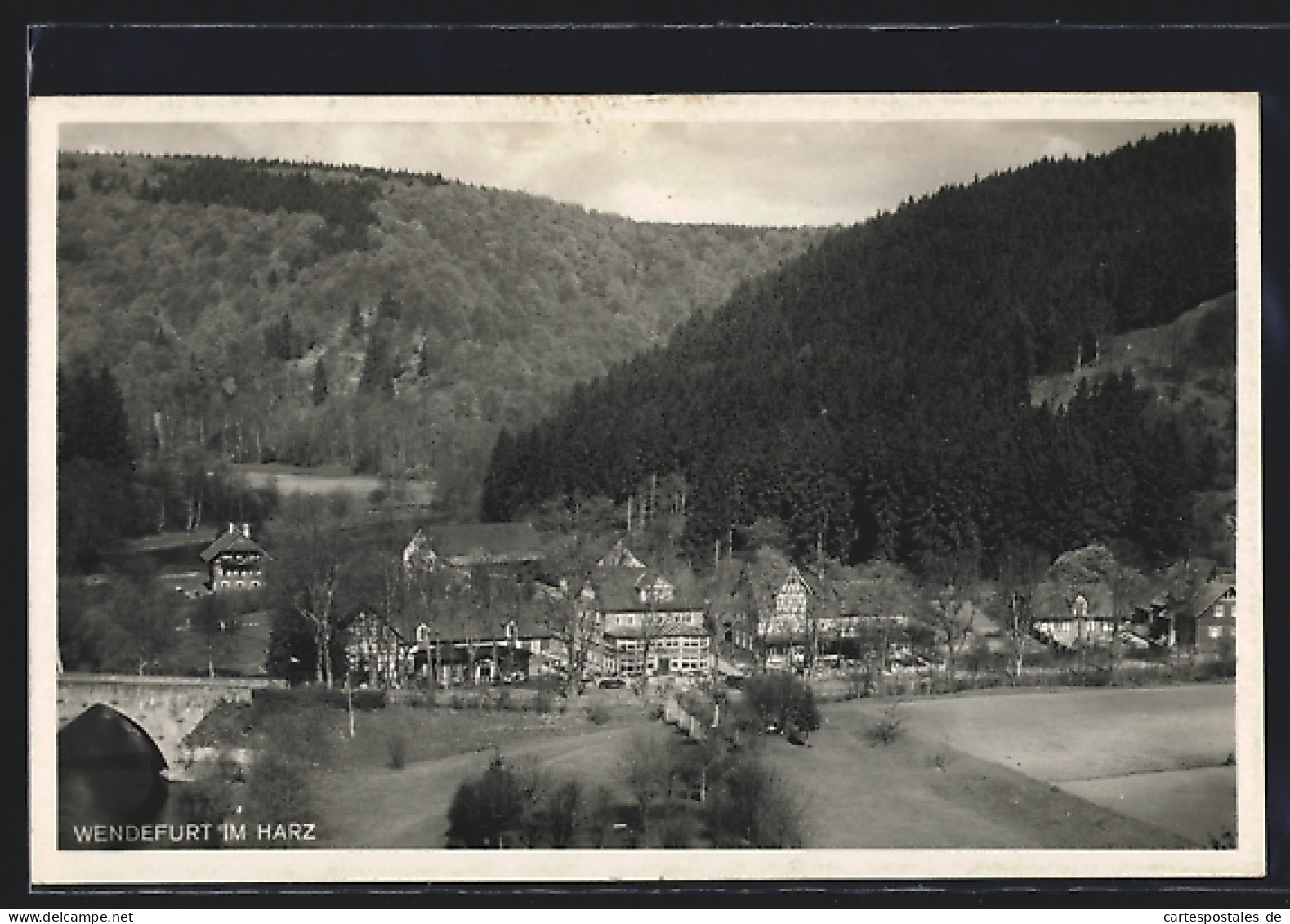 AK Wendefurt Im Harz, Teilansicht Aus Der Vogelschau  - Andere & Zonder Classificatie