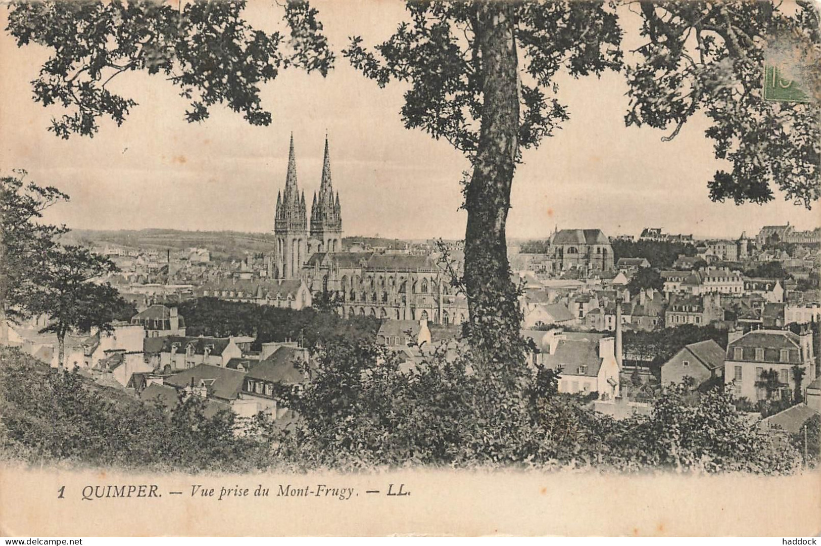 QUIMPER : VUE PRISE DU MONT FRUGY - Quimper