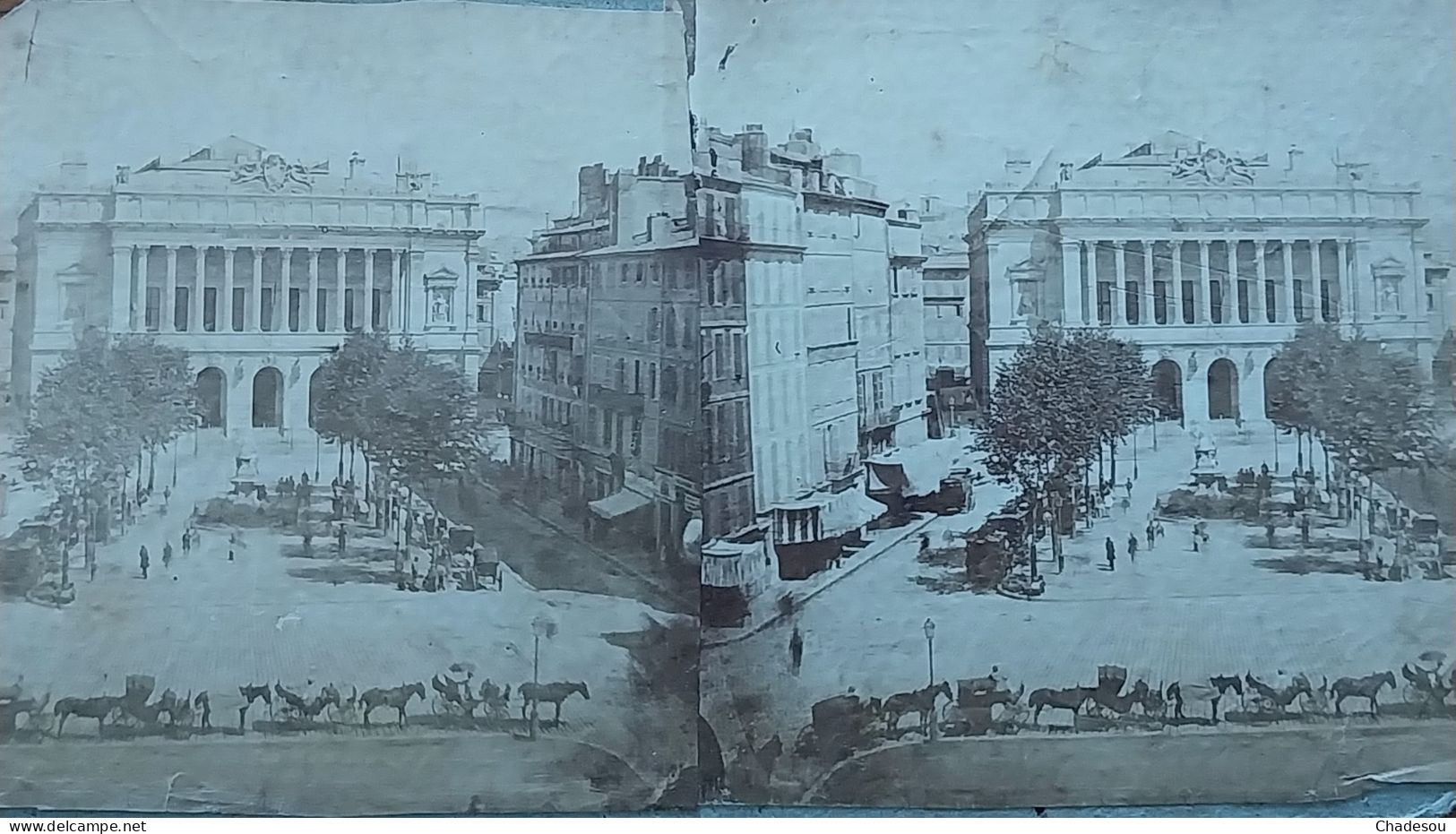 Marseille Le Palais De La Bourse - Stereo-Photographie