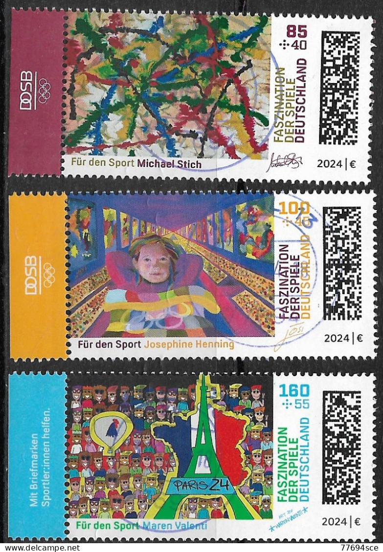 2024 Für Den Sport - Used Stamps