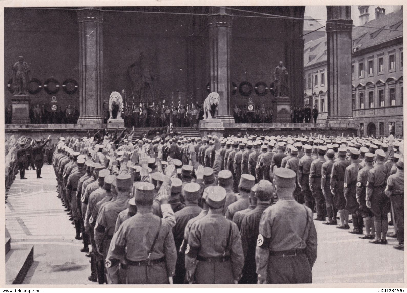 SAMMELWERT HITLER FOTO NR119 GRUPPO 31 - Sonstige & Ohne Zuordnung