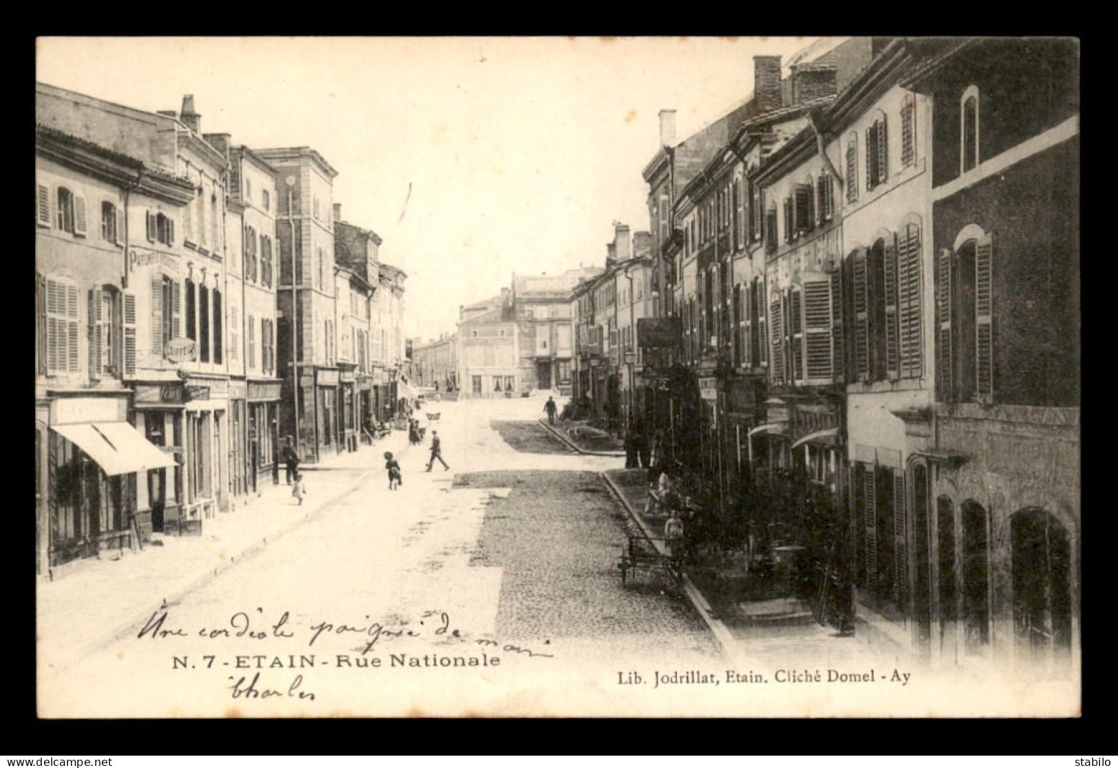 55 - ETAIN - RUE NATIONALE - EDITEUR JODRILLAT - Etain