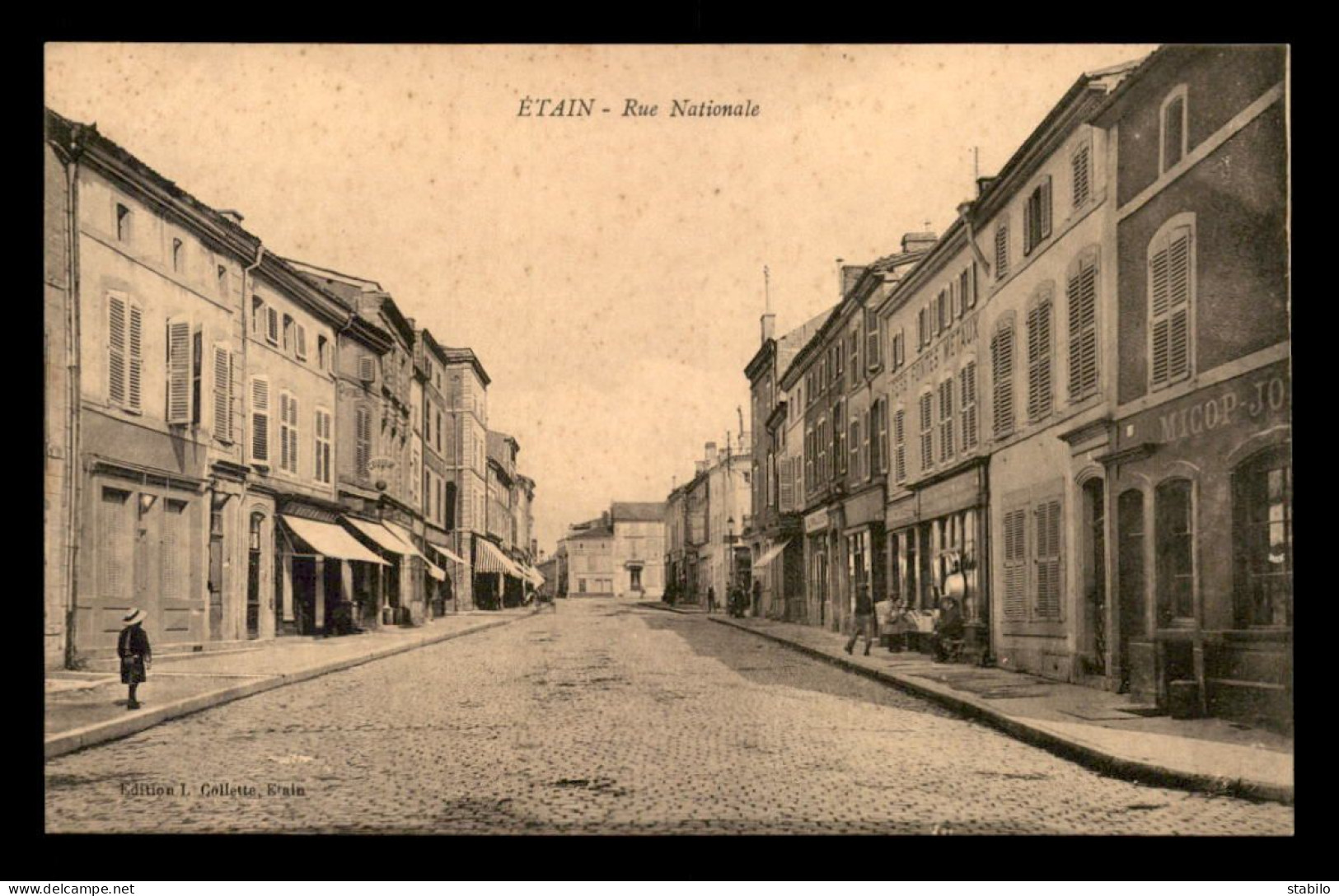 55 - ETAIN - RUE NATIONALE - EDITEUR COLLETTE - Etain