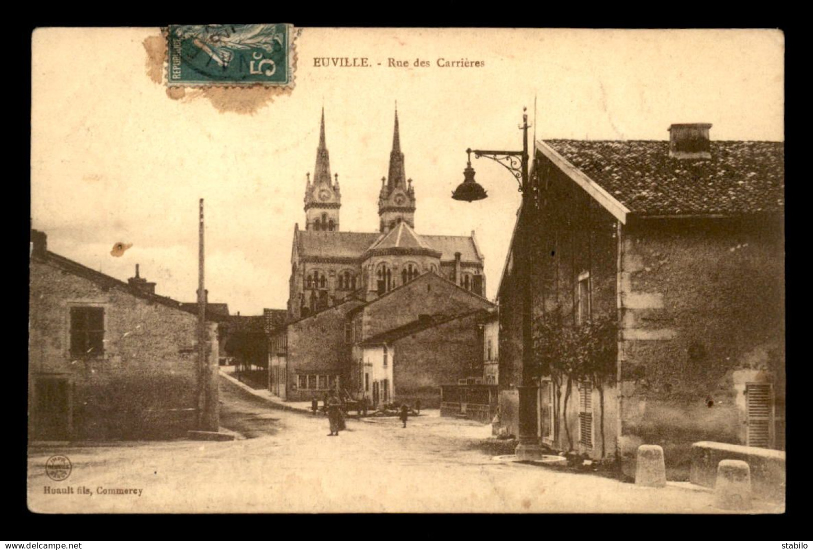 55 - EUVILLE - RUE DES CARRIERES - EDITEUR HUAULT - Sonstige & Ohne Zuordnung