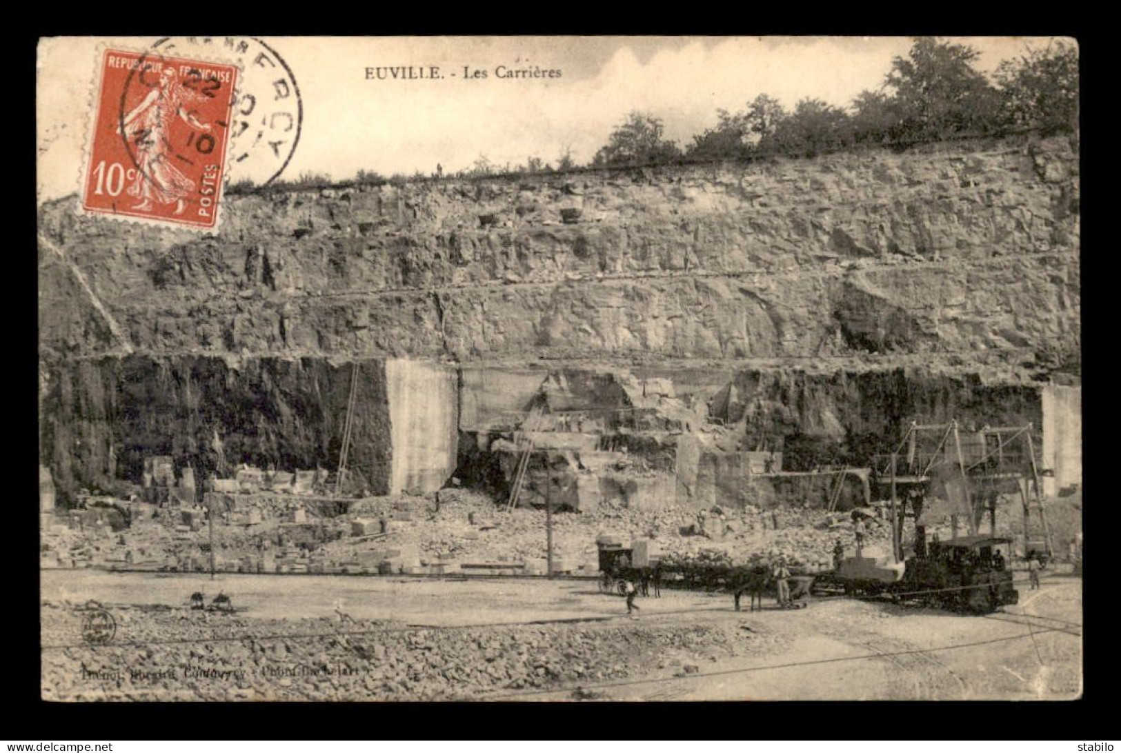 55 - EUVILLE - LES CARRIERES - EDITEUR THENOT - Sonstige & Ohne Zuordnung