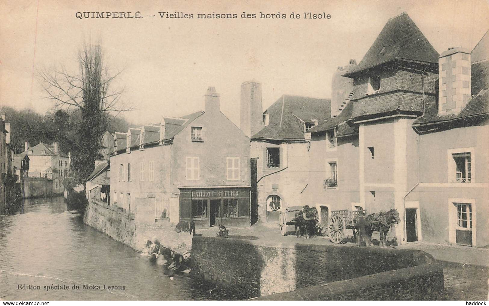 QUIMPERLE : VIEILLES MAISONS DES BORDS DE L'ISOLE - Quimperlé