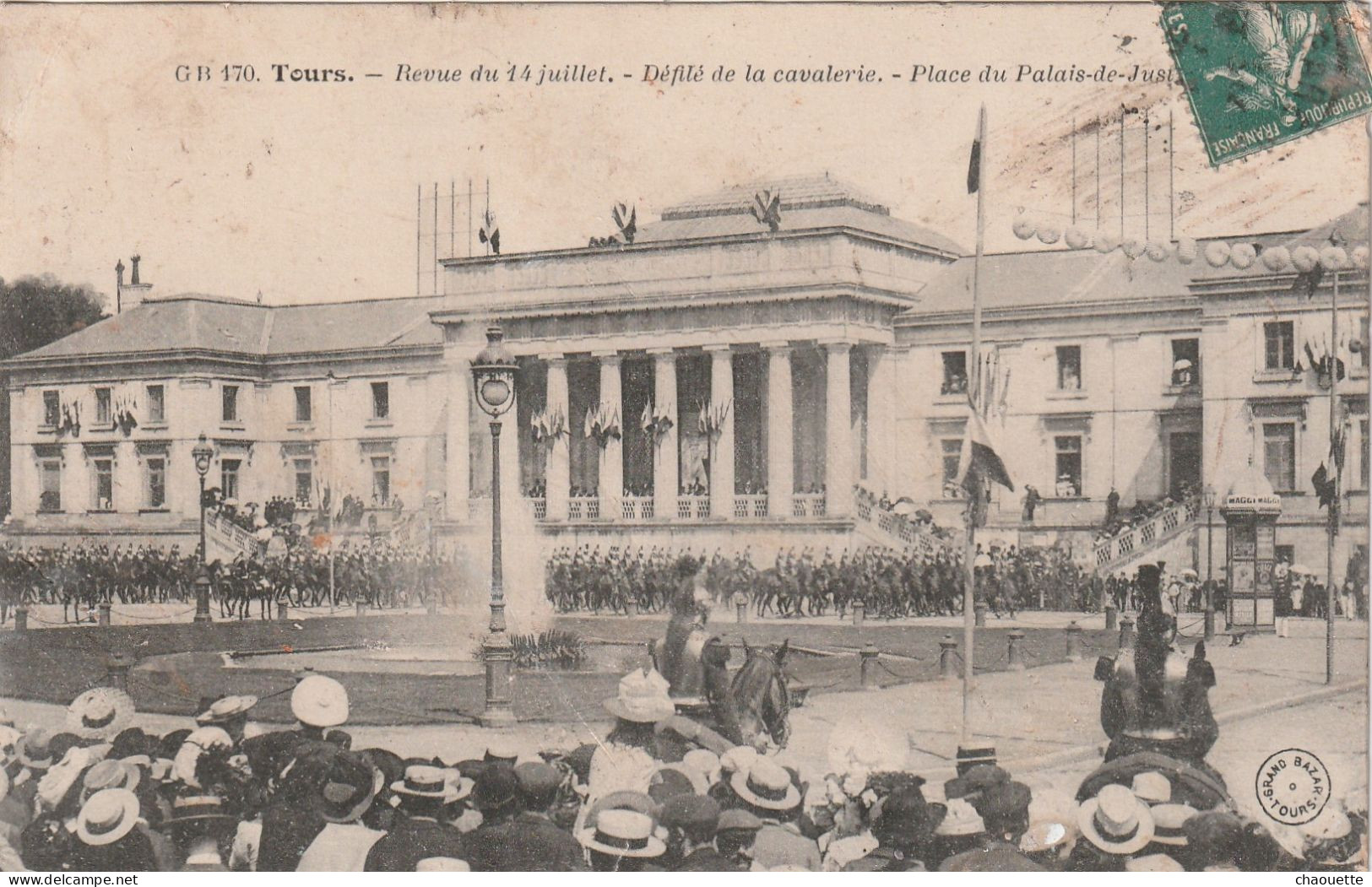 Tours  Revue Du 14 Juillet   Defile De La Cavalerie - Tours