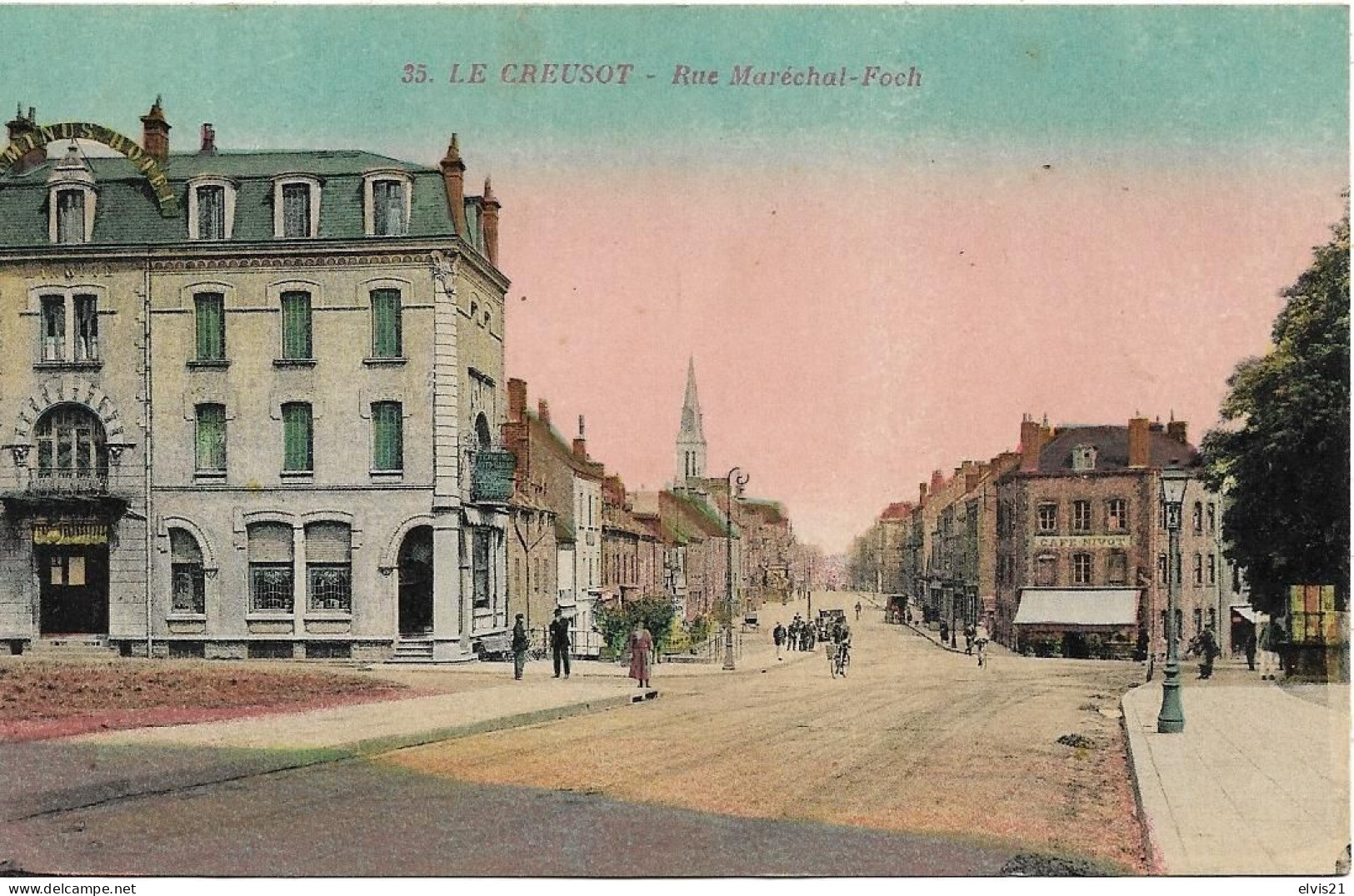 LE CREUSOT Rue Maréchal Foch - Le Creusot