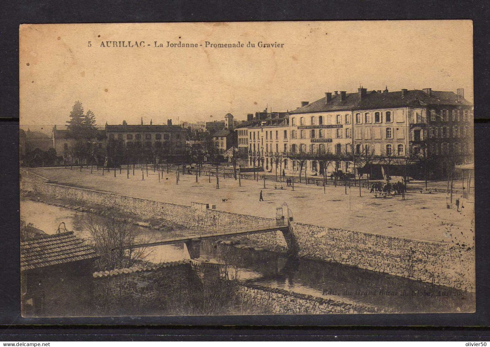 Aurillac - La Jordanne - Promenade Du Gravier - Franchise - Infanterie Depot - 1916 - Aurillac