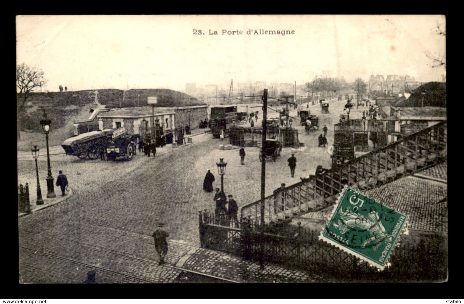 75 - PARIS 19EME - PORTE D'ALLEMAGNE - FORTIFICATIONS - Paris (19)