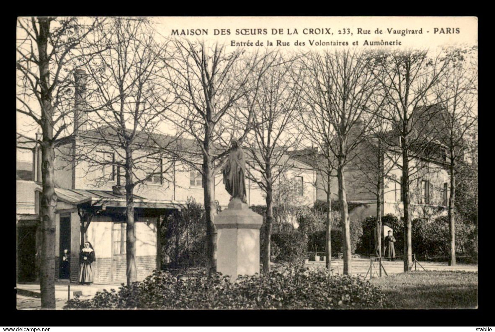 75 - PARIS 15EME - MAISON DES SOEURS DE LA CROIX, 233 RUE DE VAUGIRARD - LES JARDINS - District 15
