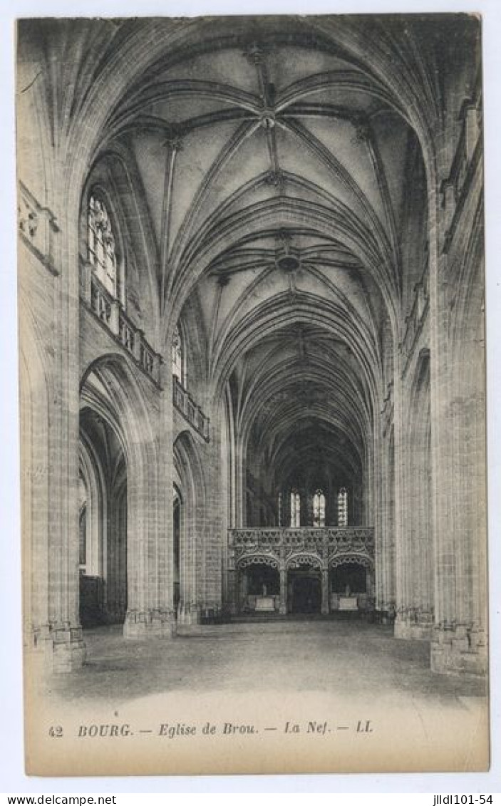 Bourg En Bresse, église De Brou - 10 Cpa (lt10) - Brou - Kerk