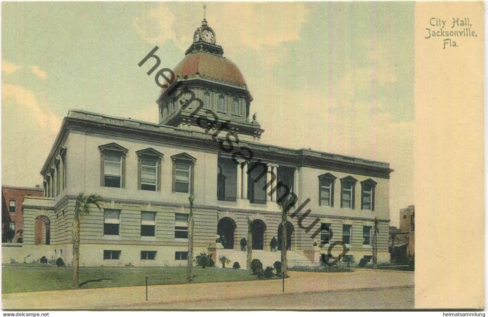 Florida - Jacksonville - City Hall - Edition The Rotograph Co. N. Y. City 1904 - Jacksonville