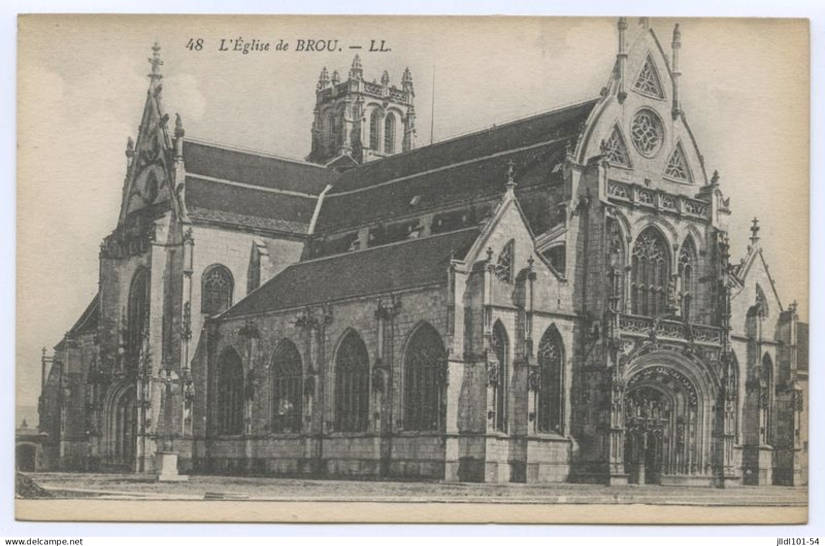 Bourg en Bresse, église de Brou - 20 cpa (lt10)