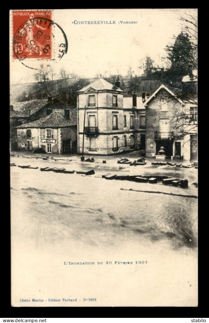 88 - CONTREXEVILLE - L'INONDATION DU 20 FEVRIER 1907 - Contrexeville