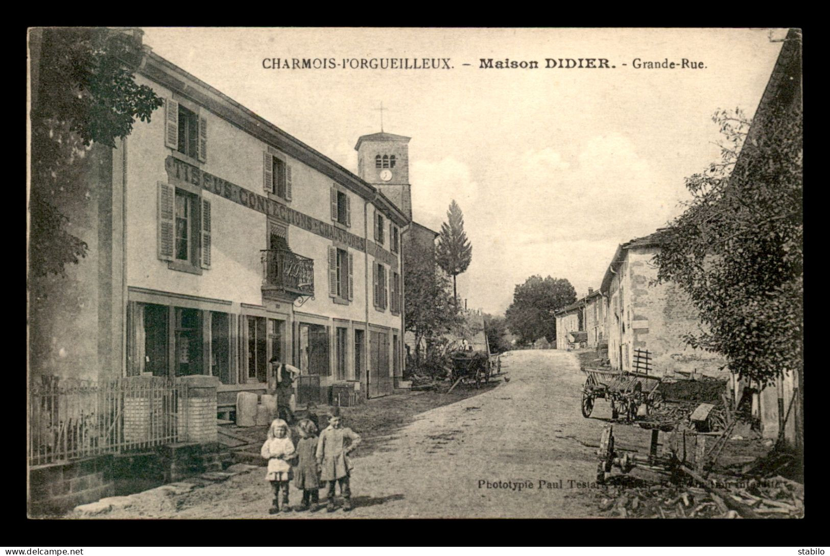 88 - CHARMOIS-L'ORGUEILLEUX - MAISON DIDIER GRANDE RUE - Autres & Non Classés