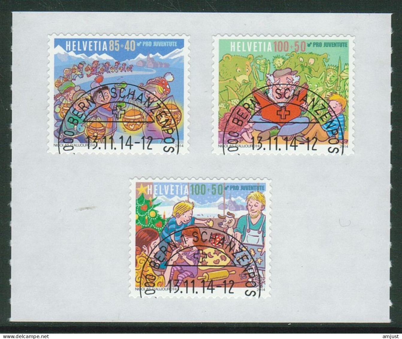 Suisse// Schweiz // Switzerland // Pro-Juventute //  Série Pro-Juventute Oblitérée 2014 - Used Stamps