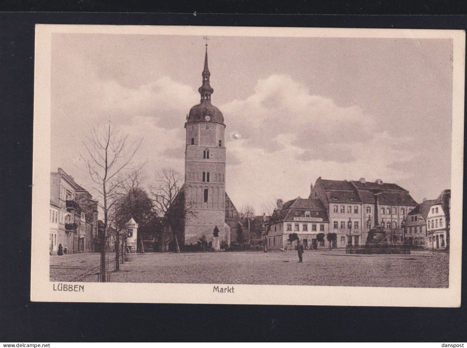 Dt. Reich AK Lübben Markt  1916 - Lübben