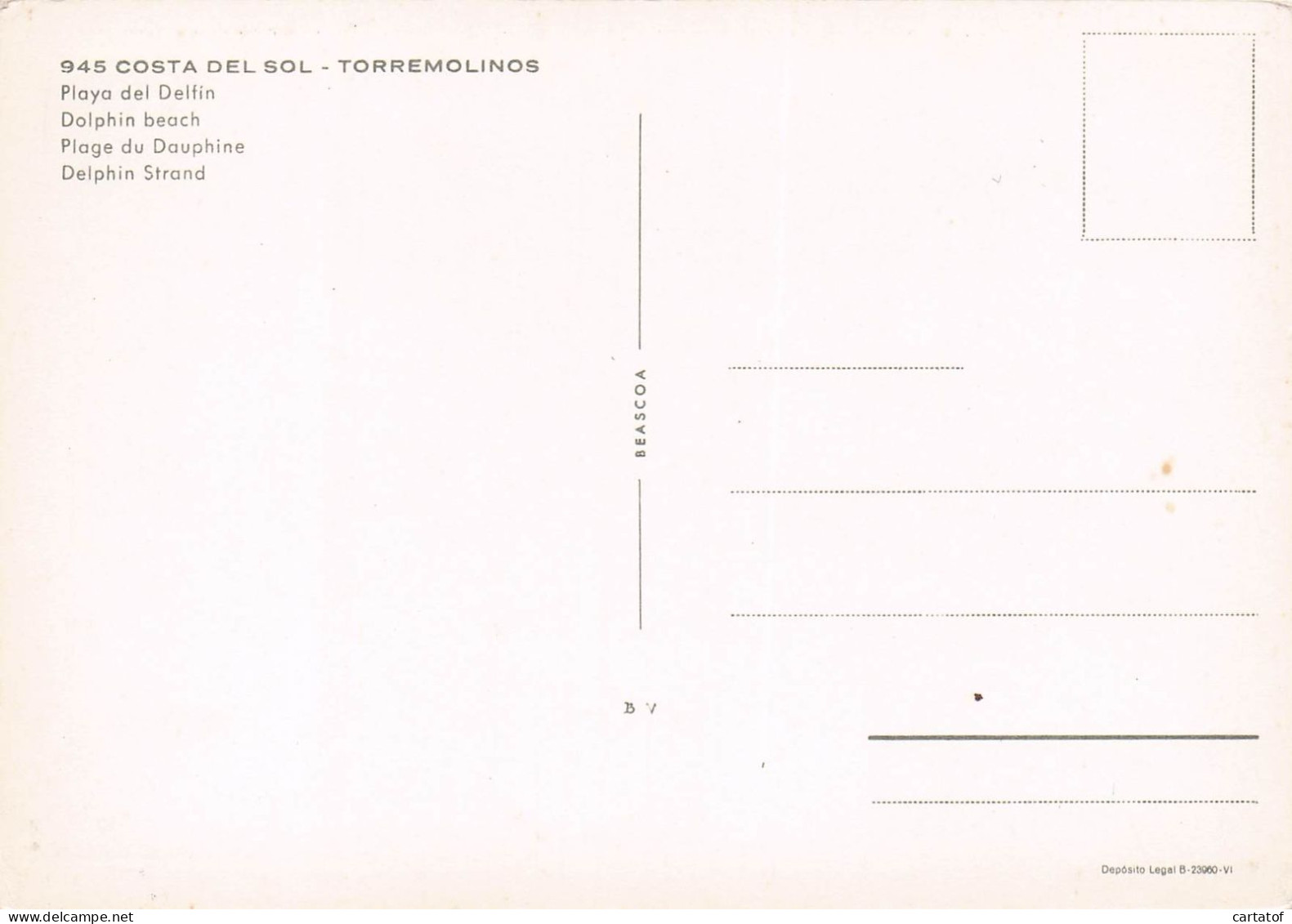 TORREMOLINOS . Playa Del Delfin - Sonstige & Ohne Zuordnung