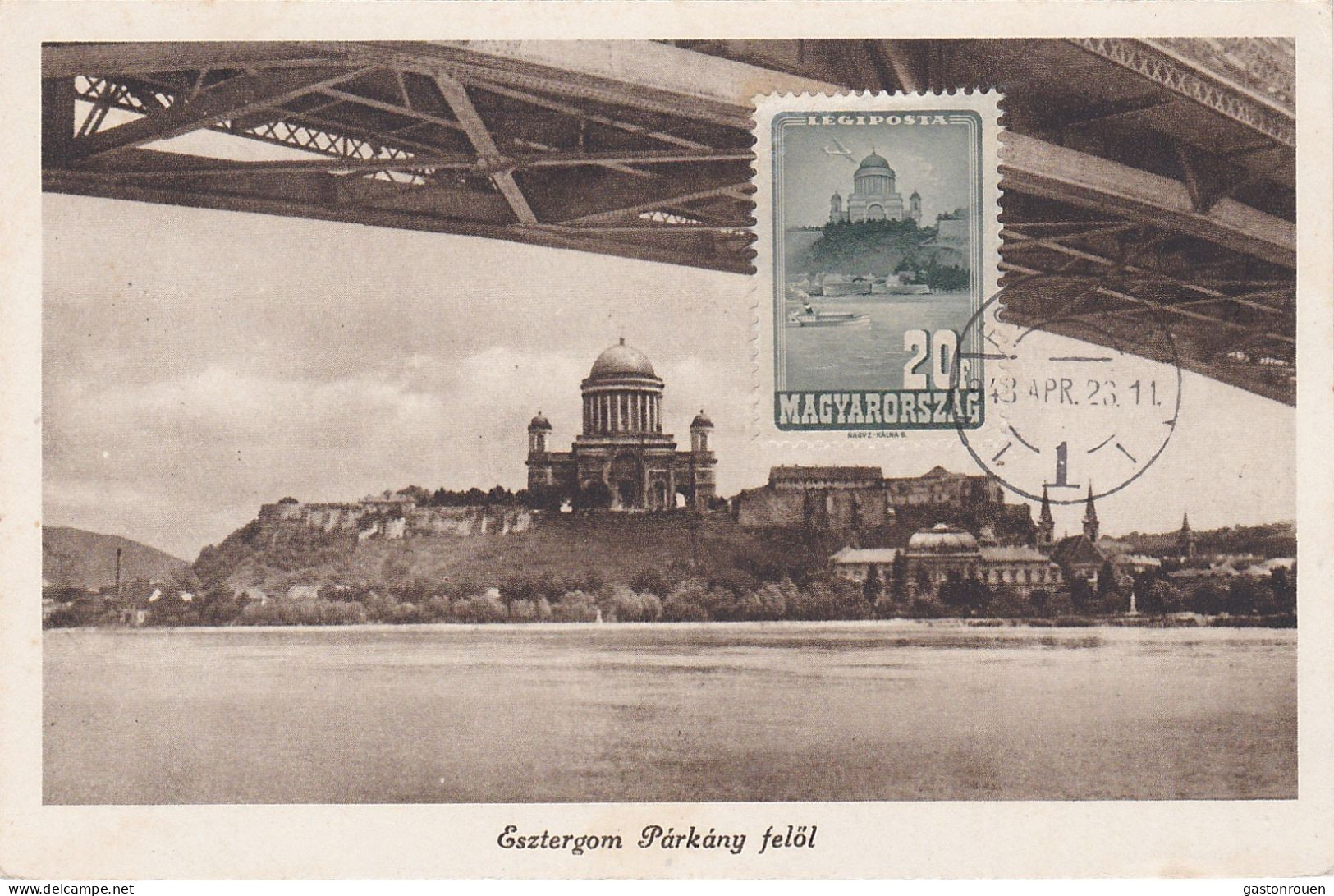 Carte Maximum Hongrie 1948 Esztergom - Maximum Cards & Covers