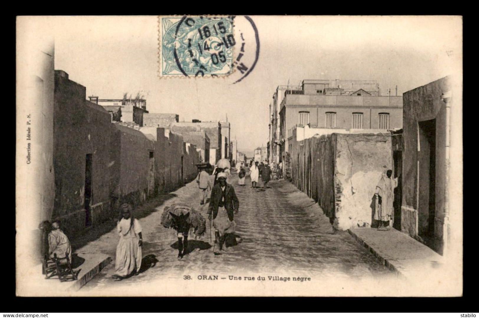 ALGERIE - ORAN - UNE RUE DU VILLAGE NEGRE - Oran