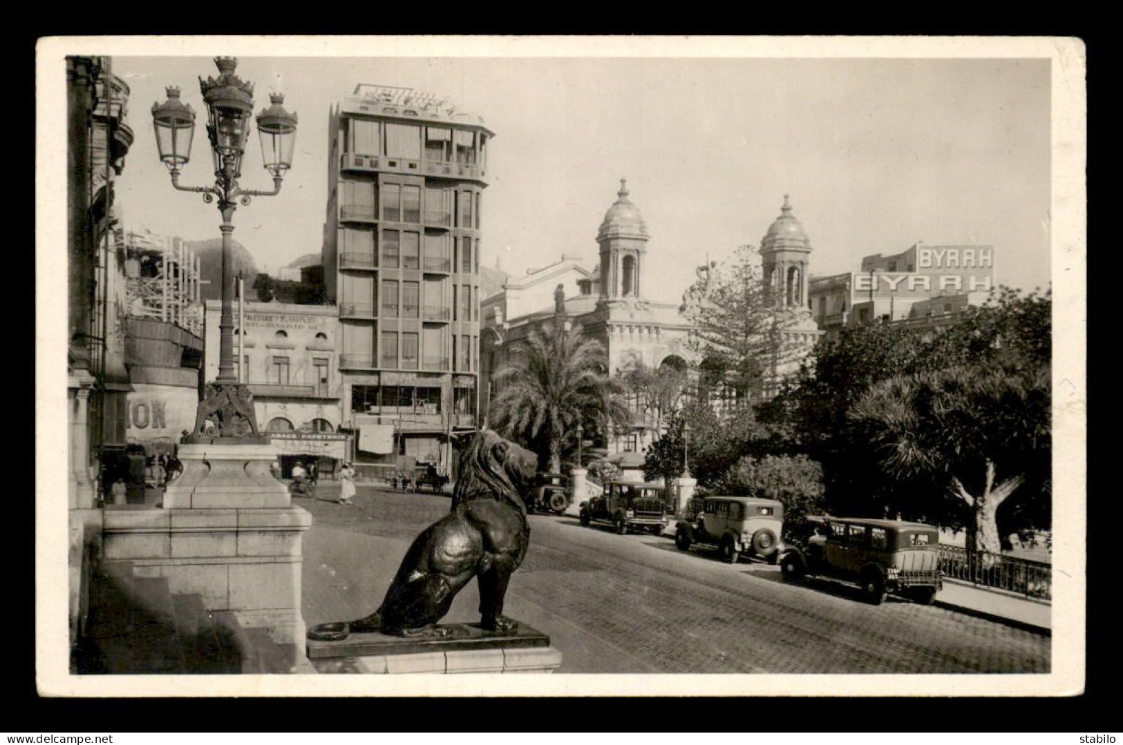 ALGERIE - ORAN - RUE DE L'HOTEL DE VILLE ET THEATRE - Oran