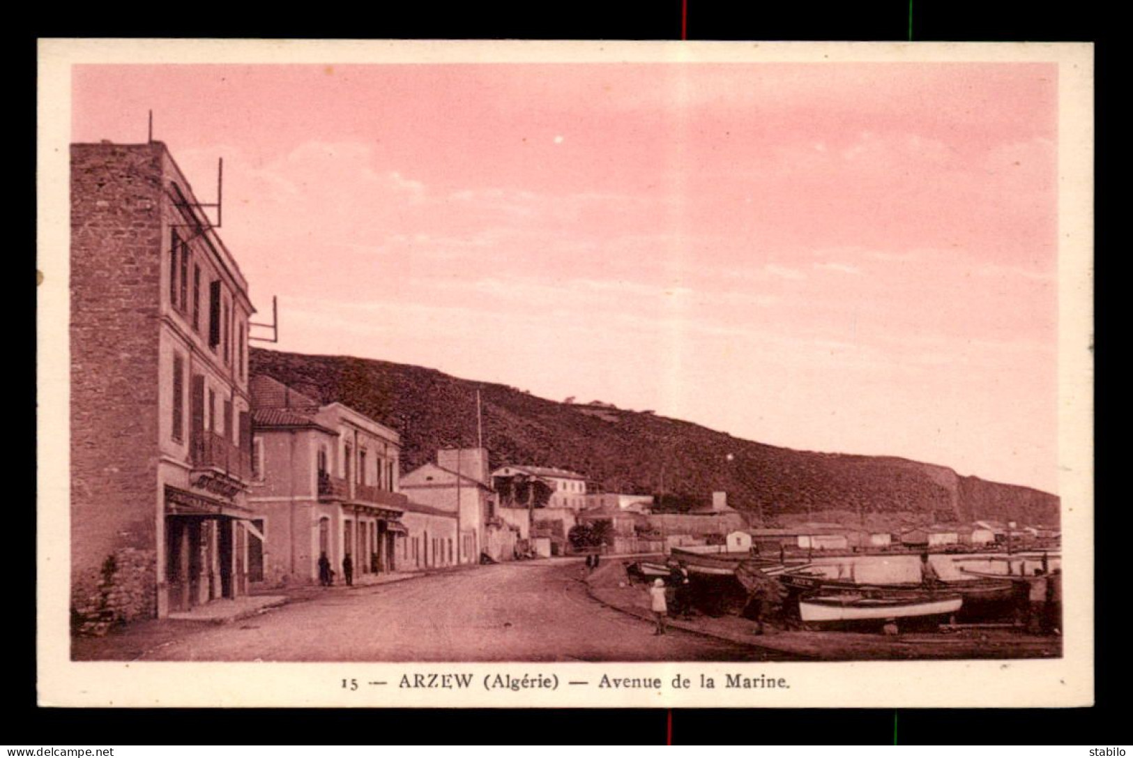 ALGERIE - ARZEW - AVENUE DE LA MARINE - Autres & Non Classés