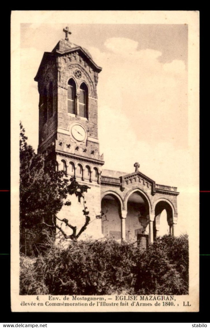 ALGERIE - MAZAGRAN - L'EGLISE - Sonstige & Ohne Zuordnung