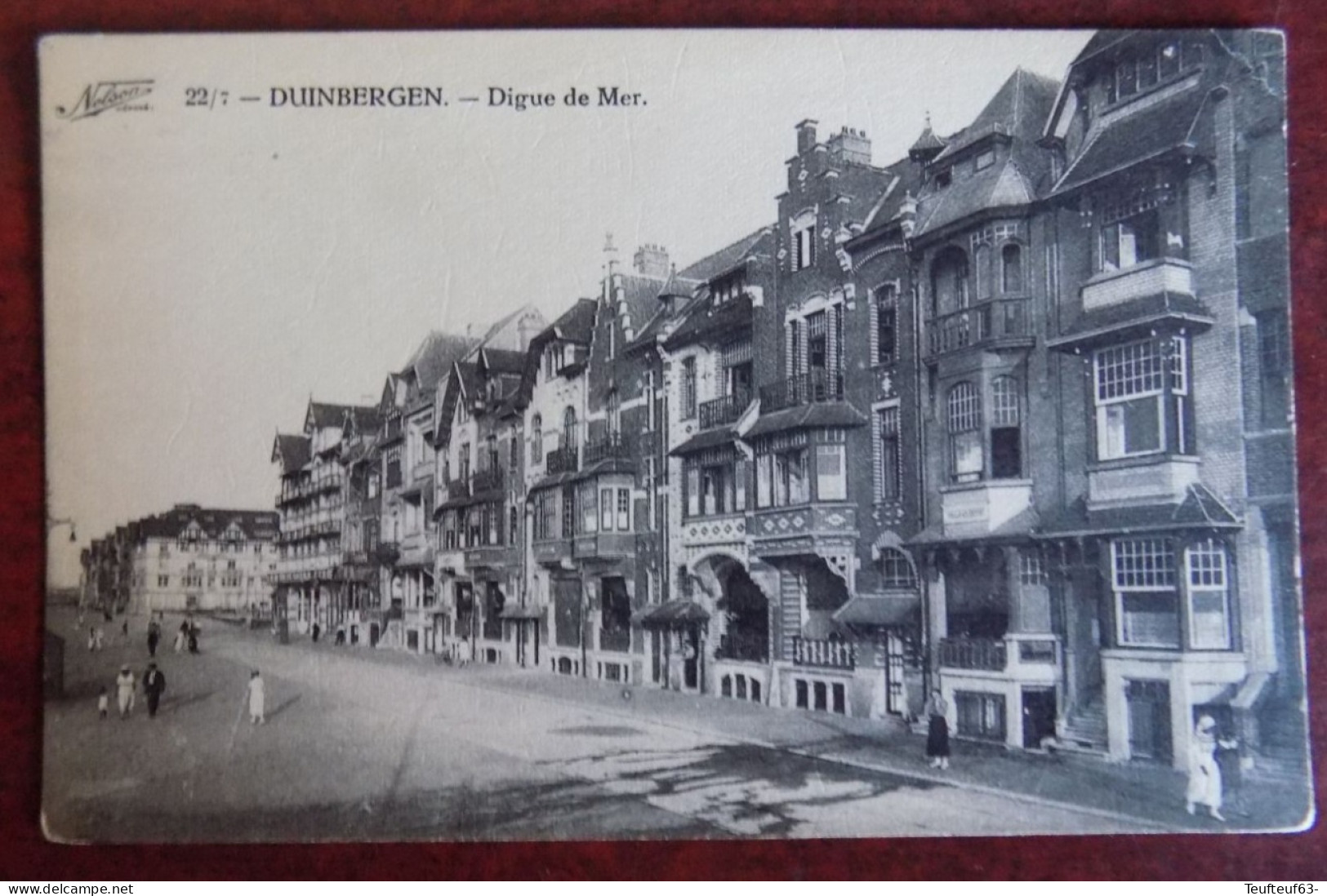 Cpa Duinbergen ; Digue De Mer - Knokke