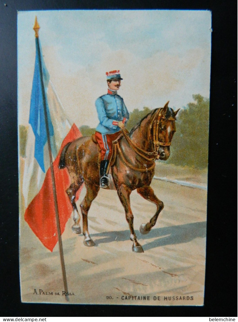 A. PALM DE ROSA                                              CAPITAINE DE HUSSARDS - Régiments