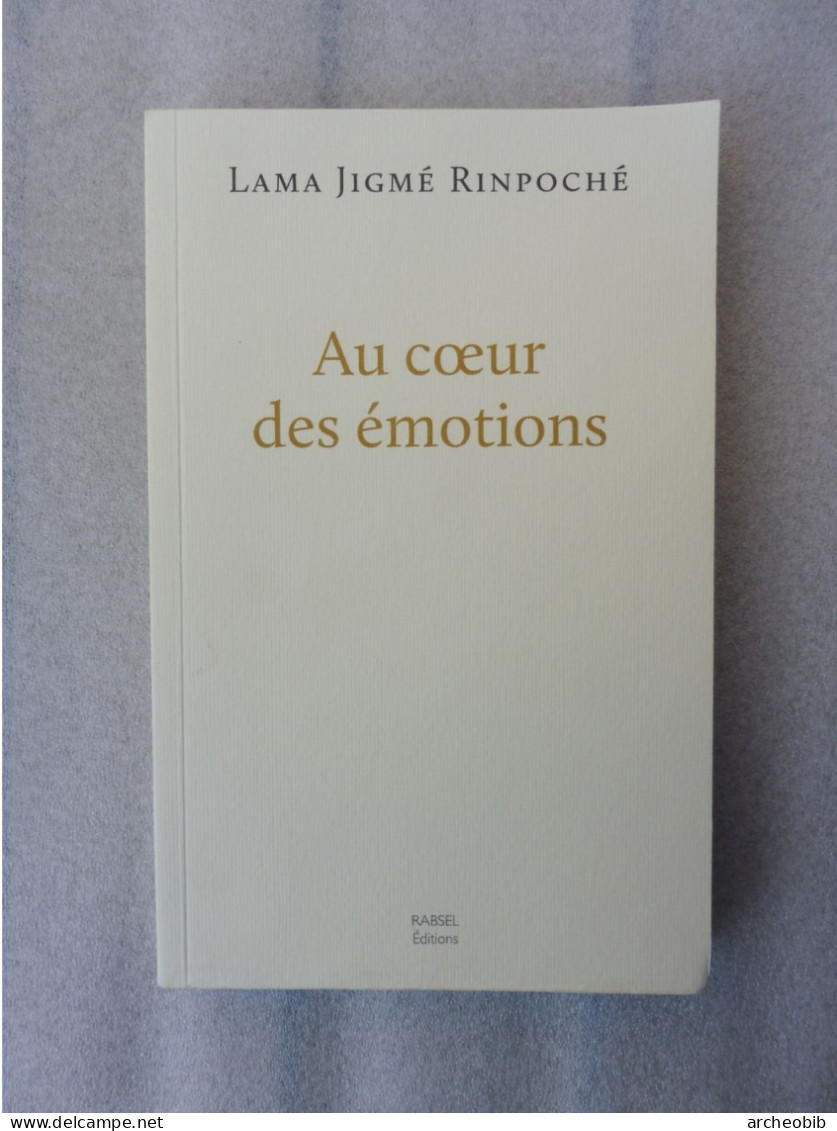 Lama Jigmé Rinpoché, Au Coeur Des émotions, RABSEL éditions 2019 - Religione