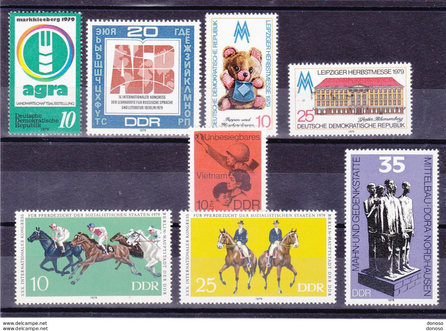 RDA 1979 Yvert 2093 + 2108 + 2113-2117 +  2126 NEUF** MNH Cote 5 Euros - Unused Stamps