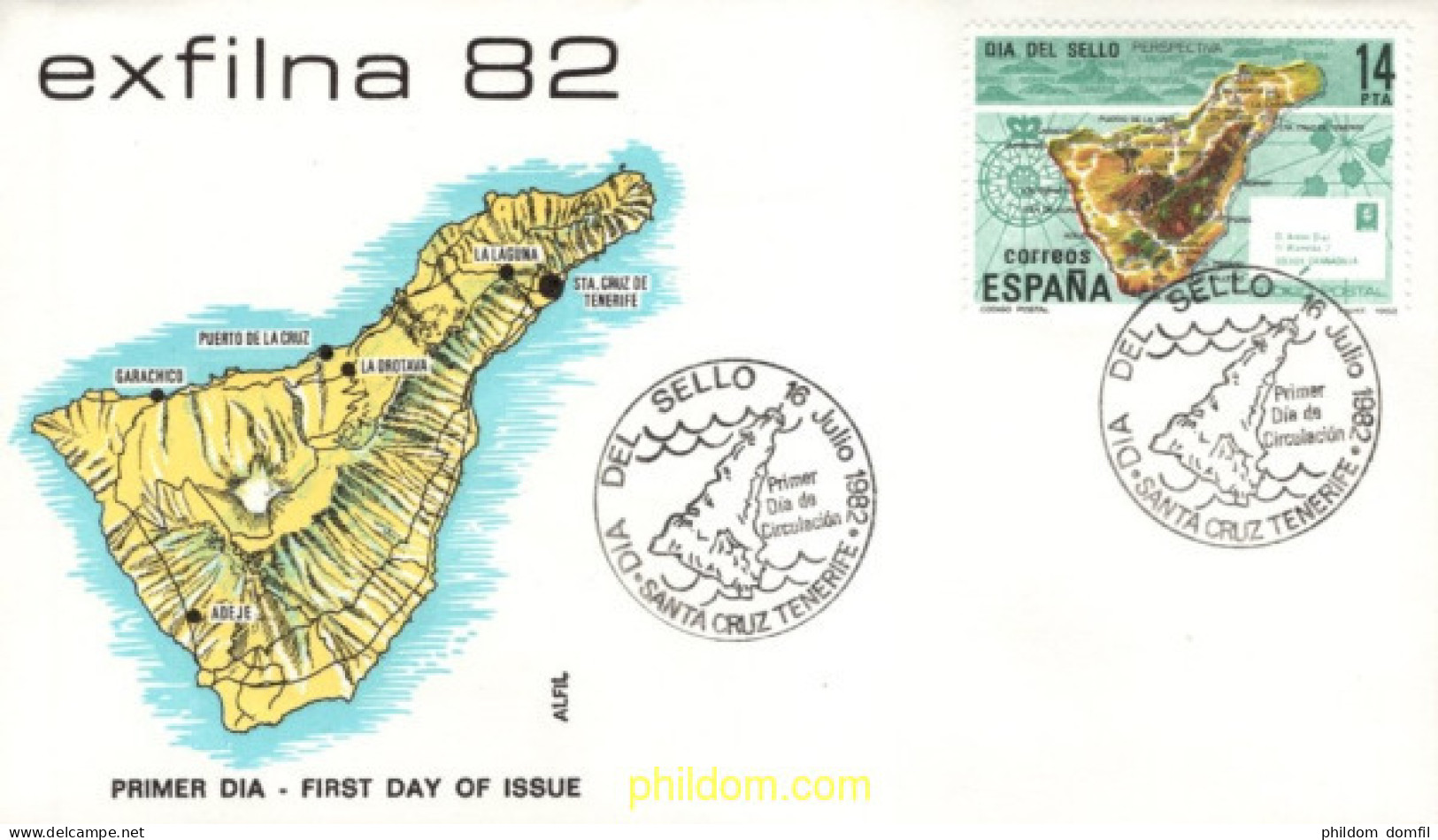 730558 MNH ESPAÑA 1982 DIA DEL SELLO - Unused Stamps